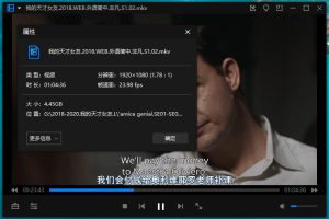 《我的天才女友(2018-2020)》全2季16集高清1080P意大利语中字百度云网盘下载[MKV/68.92GB]