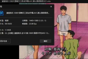 日漫《灌篮高手》全101集高清1080P国粤日三语中日双字百度云网盘下载[MKV/127.84GB]